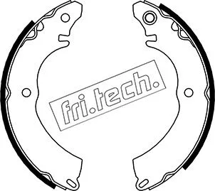 Jeu de mâchoires de frein fri.tech. 1064.175