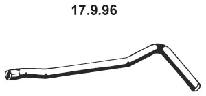 Tuyau d'échappement EBERSPÄCHER 17.9.96