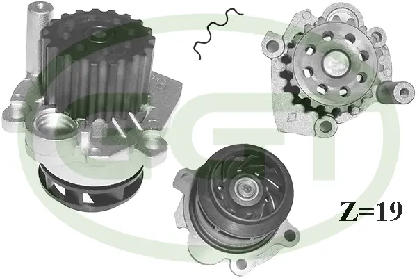 Pompe à eau additionnelle, chauffage auxiliaire GGT PA12800