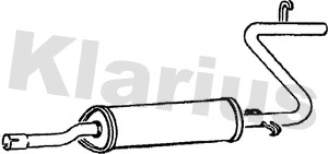 Silencieux central KLARIUS 240004