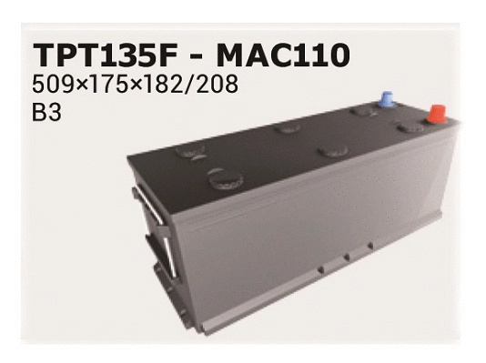 Batterie de démarrage IPSA TPT135F