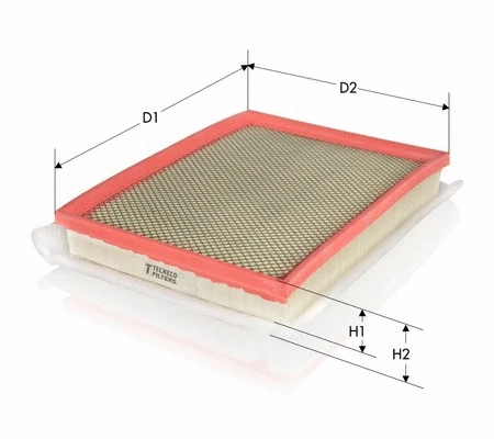Filtre à air TECNECO FILTERS AR264/1PMS