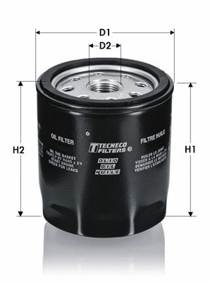 Filtre à huile TECNECO FILTERS OL458