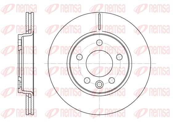 Disque de frein REMSA 6707.10