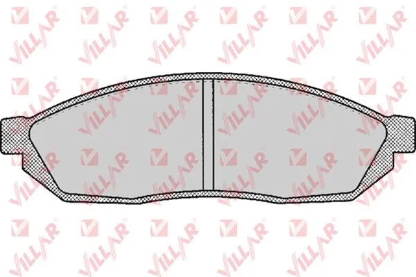 Kit de plaquettes de frein, frein à disque VILLAR 626.0245