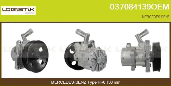 Pompe hydraulique, direction LGK 037084139OEM