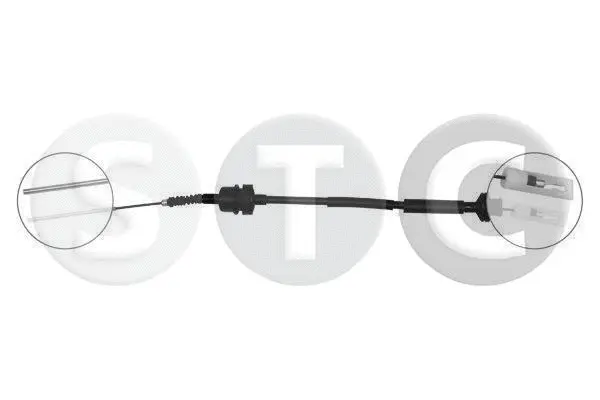 Tirette à câble, commande d'embrayage STC T482059