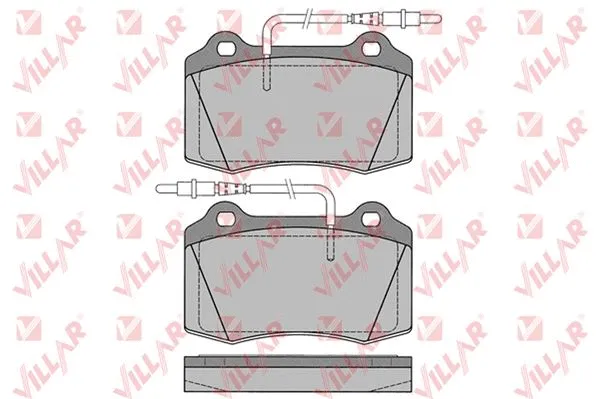 Kit de plaquettes de frein, frein à disque VILLAR 626.1141