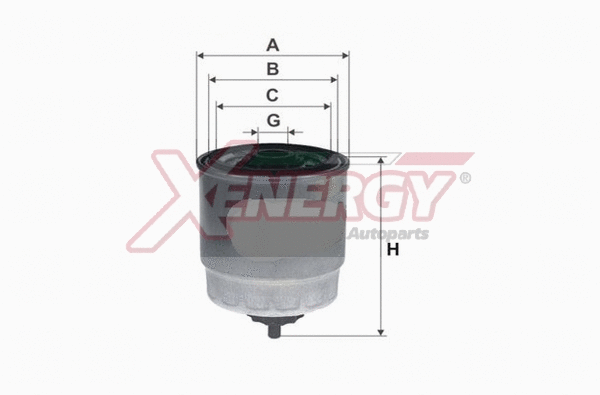 Filtre à carburant AP XENERGY X1599791