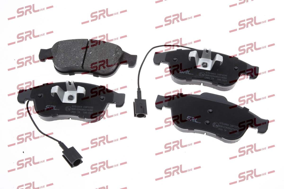 Kit de plaquettes de frein, frein à disque SRLine S70-0664