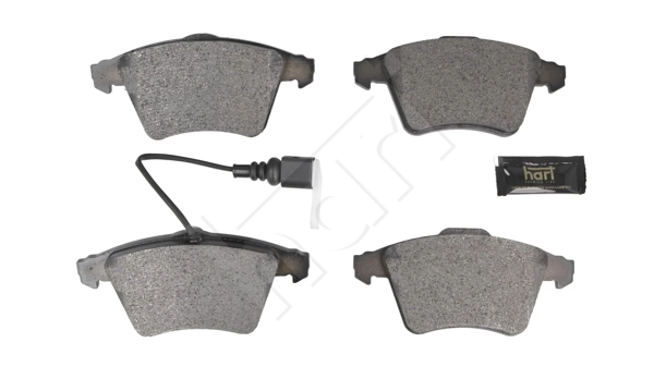Kit de plaquettes de frein, frein à disque HART 261 729