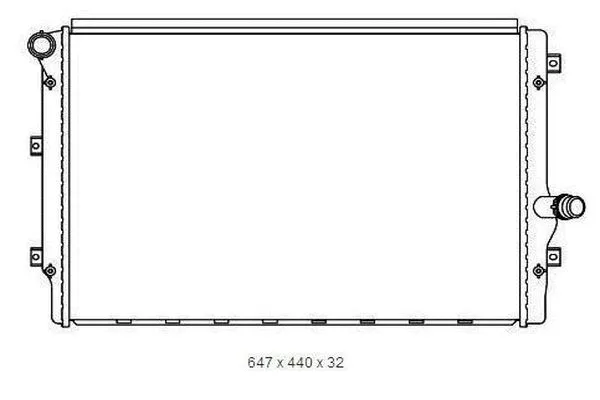 Radiateur, refroidissement du moteur ORDONEZ 2065020