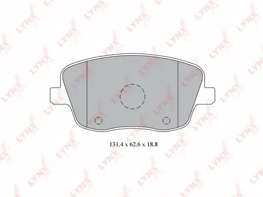 Kit de plaquettes de frein, frein à disque LYNXAUTO BD-8015