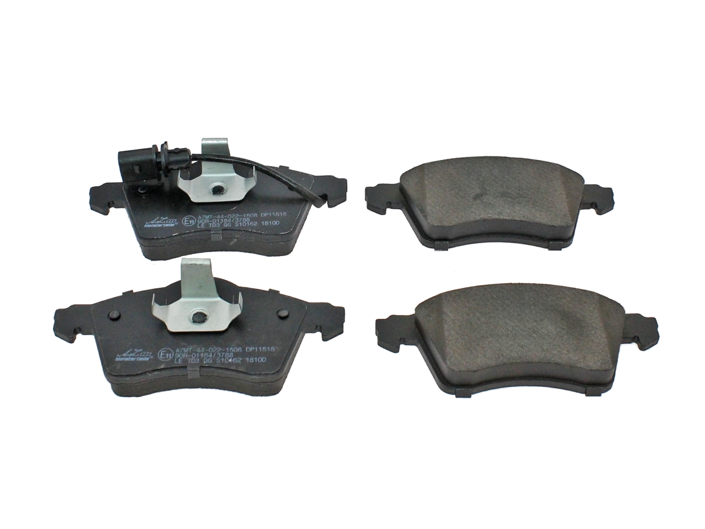 Kit de plaquettes de frein, frein à disque A.Z. Meisterteile AZMT-44-022-1508
