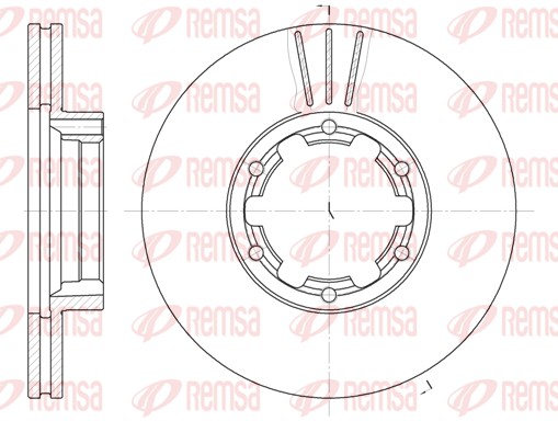 Disque de frein REMSA 6234.10
