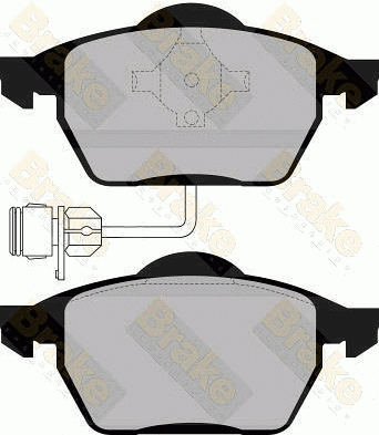 Kit de plaquettes de frein, frein à disque Brake ENGINEERING PA865