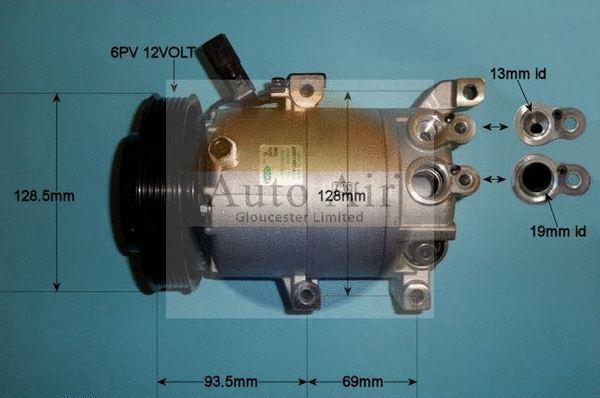 Compresseur, climatisation AUTO AIR GLOUCESTER 14-9780