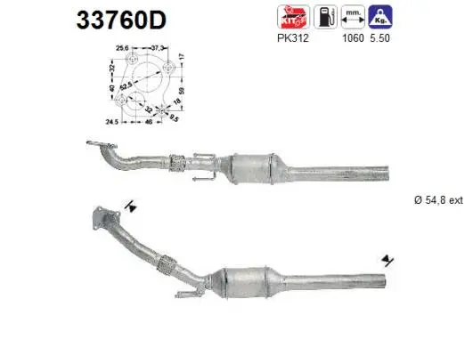 Catalyseur AS 33760D
