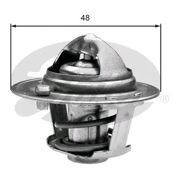 Thermostat, liquide de refroidissement GATES-SEA TH25782G1