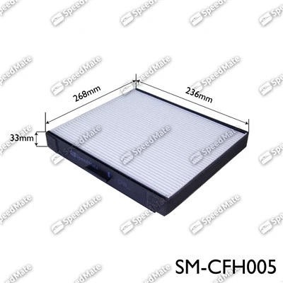 Filtre, air de l'habitacle SpeedMate SM-CFH005