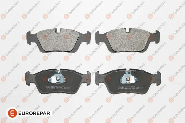 Kit de plaquettes de frein, frein à disque EUROREPAR 1617251480