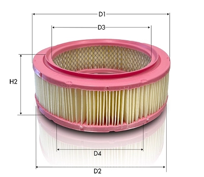 Filtre à air TECNECO FILTERS AM142