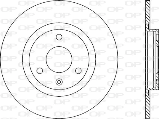 Disque de frein OPEN PARTS BDR1108.10