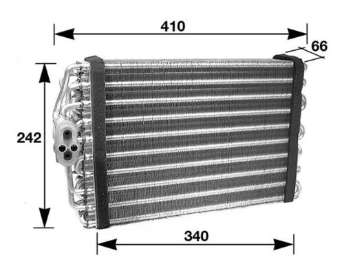Évaporateur climatisation MAHLE AE 46 000S
