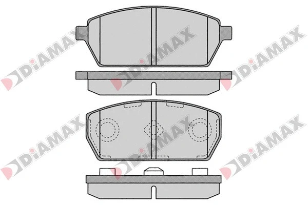Kit de plaquettes de frein, frein à disque DIAMAX N09065