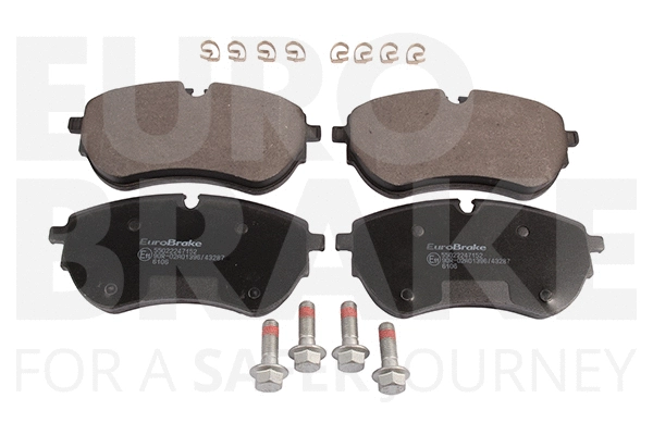 Kit de plaquettes de frein, frein à disque EUROBRAKE 55022247152