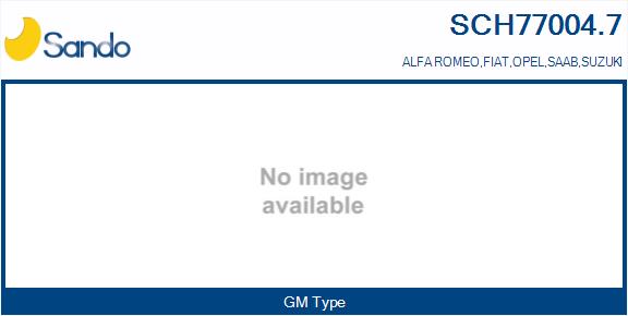 Groupe carter, turbocompresseur SANDO SCH77004.7
