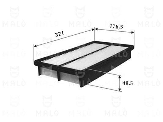 Filtre à air AKRON-MALÒ 1500271