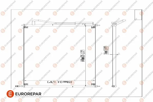 Condenseur, climatisation EUROREPAR 1609635280