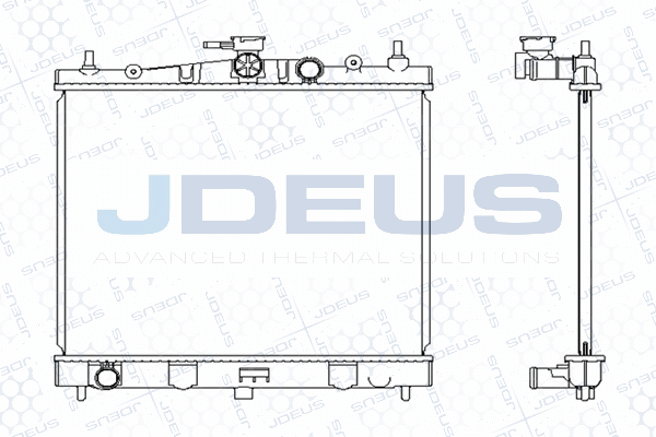 Radiateur, refroidissement du moteur JDEUS M-0191050