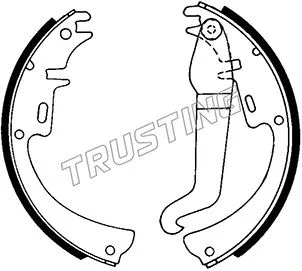 Jeu de mâchoires de frein TRUSTING 073.154