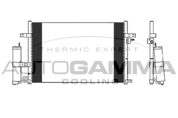 Condenseur, climatisation AUTOGAMMA 103903