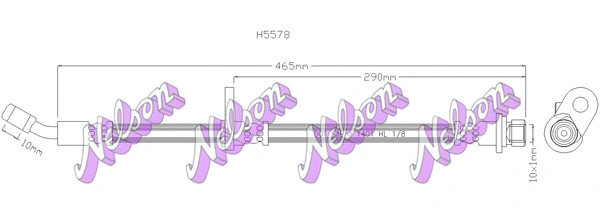 Flexible de frein KAWE H5578
