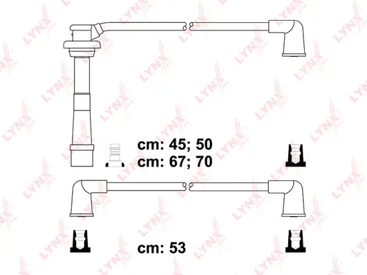 Kit de câbles d'allumage LYNXAUTO SPC7308