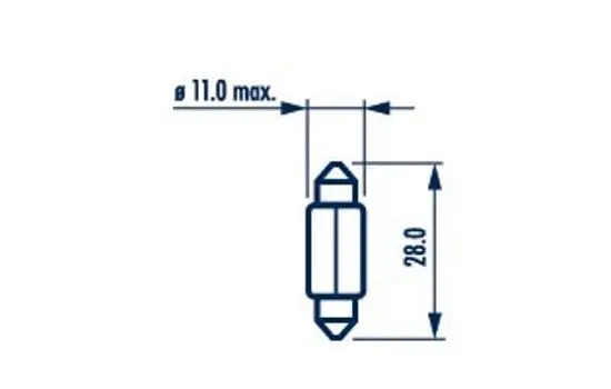 Ampoule, éclairage intérieur NARVA 173153000