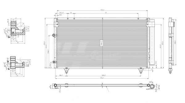 Condenseur, climatisation HART 607 803