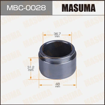 Piston, étrier de frein MASUMA MBC-0028