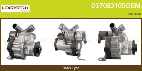 Pompe hydraulique, direction LGK 037083105OEM