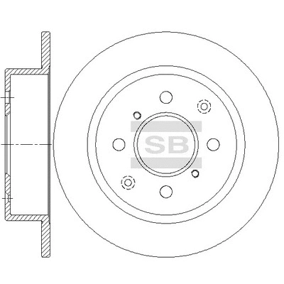 Disque de frein Hi-Q SD4138