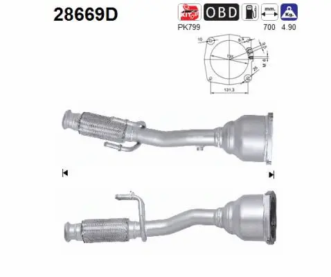Catalyseur AS 28669D