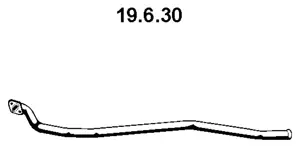 Tuyau d'échappement EBERSPÄCHER 19.6.30