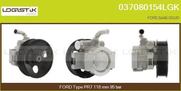 Pompe hydraulique, direction LGK 037080154LGK