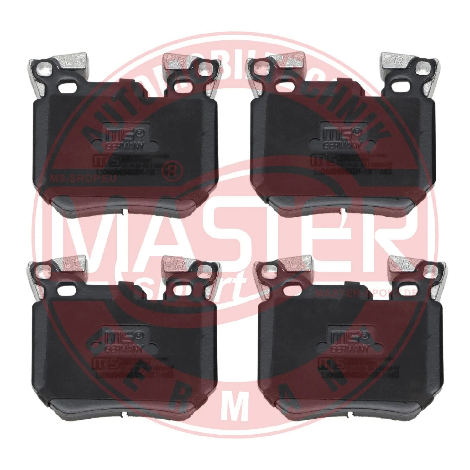 Kit de plaquettes de frein, frein à disque MASTER-SPORT GERMANY 13046048492N-SET-MS