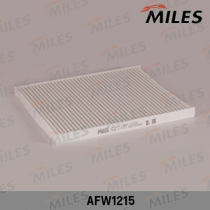 Filtre, air de l'habitacle MILES AFW1215