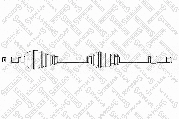 Arbre de transmission STELLOX 158 1010-SX