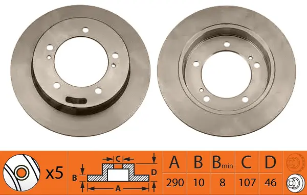 Disque de frein SB BR29102